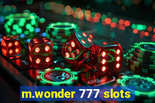 m.wonder 777 slots